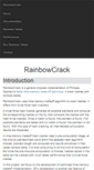 Mobile Screenshot of project-rainbowcrack.com