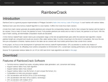 Tablet Screenshot of project-rainbowcrack.com